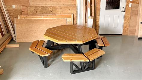 Octagon Picnic Table With Open Seats Ana White