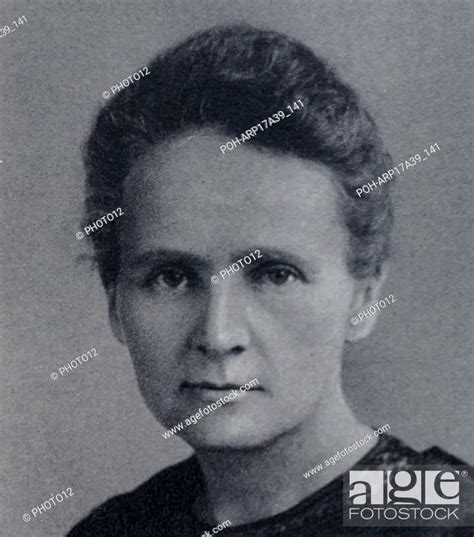 Photographic Print Of Marie Curie 1867 1934 A Polish And Naturalized