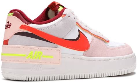 Nike Air Force 1 Shadow Team Red Orange Pearl Wmns Cu8591 600