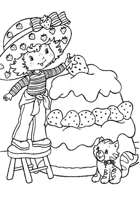 Free And Easy To Print Strawberry Shortcake Coloring Pages Tulamama