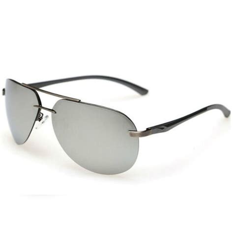 aluminum frame polarized sunglasses men s driving glasses sports goggles eyewear ebay