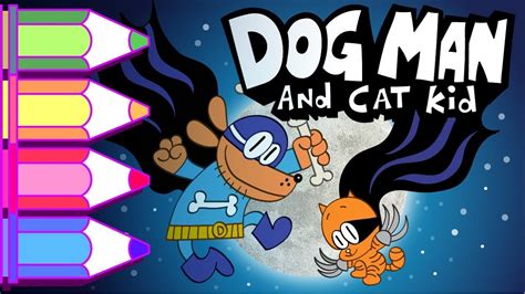 I have another dog man video! How To Draw Cat Kid From Dog Man - CatWalls