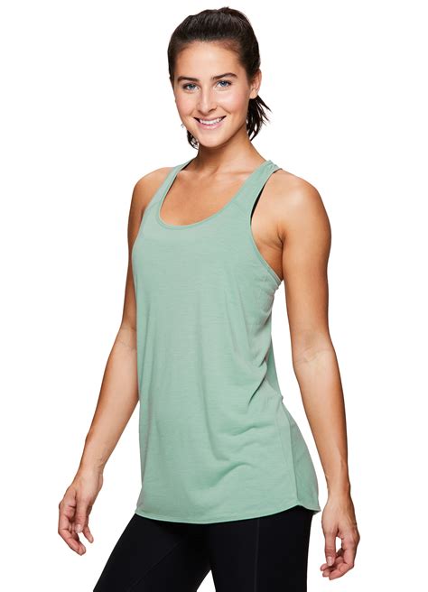 Rbx Active Womens Fashion Back Detail Flowy Yoga Tank Top Ebay