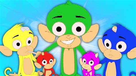 Cinco Pequeños Monos Canción De Mono Canciones Infantiles Video