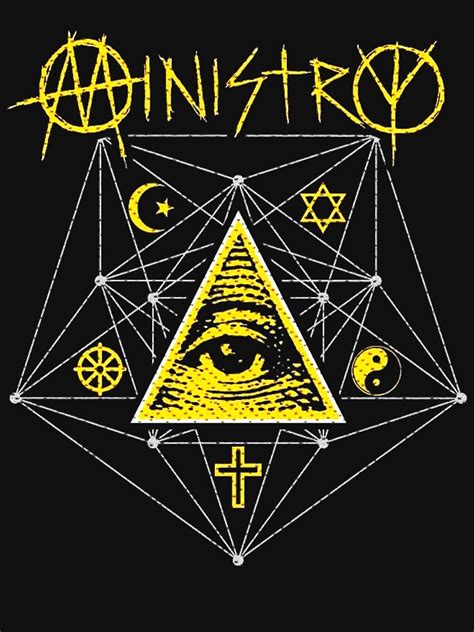 Best Of Ministry Band Logo 03 Exselna Hing Quality Metal Band T Shirt