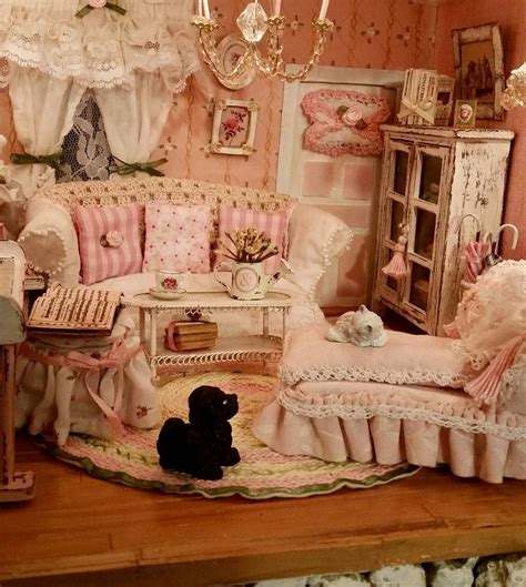 Shabbychic Countrycharm Dolls House Interiors Shabby Chic Room