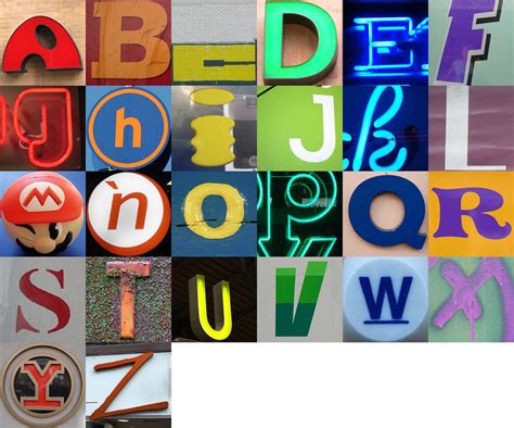 Rainbow Letters Postings To The Themed Alphabets Group Dur Flickr