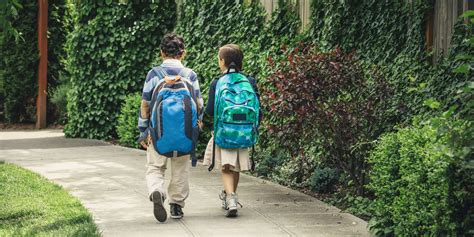 Child Walking To School Alone