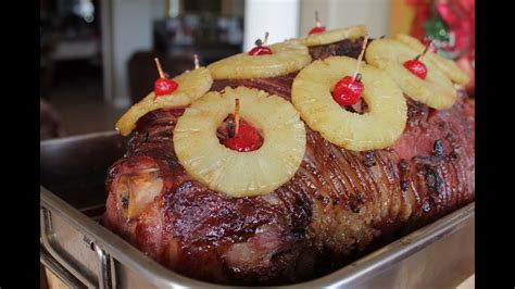 Christmas Honey Baked Ham With Pineapple A Retro Recipe YouTube