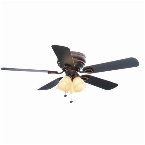 Check out our list of cool ceiling fan alternatives if you want to find out how to beat the summer heat and keep yourself cool if using a ceiling fan in your room is not part of your options. Hampton Bay Hayward 52 in. Mediterranean Bronze Ceiling ...