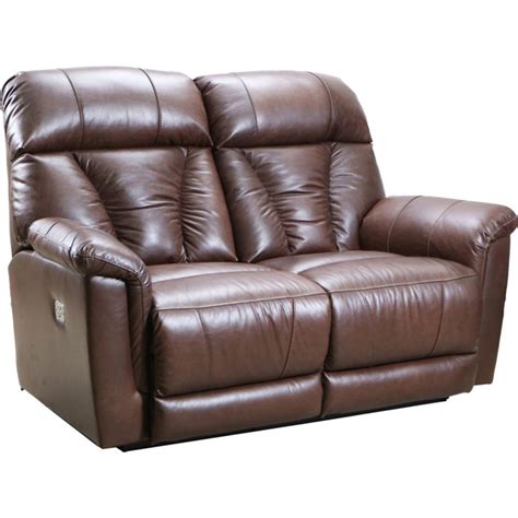Lane 244 29 Mandalay Double Leather Reclining Loveseat Discount