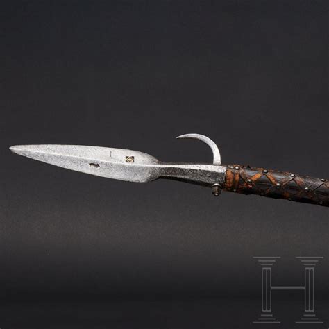 Lot - A German late-Gothic boar spear, circa 1500 - 1520
