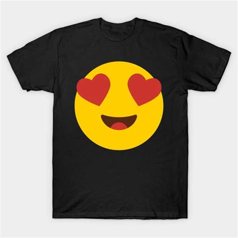 Emoji Love Eyes By Andytruong Emoji Love Emoji Funny Tshirt Design