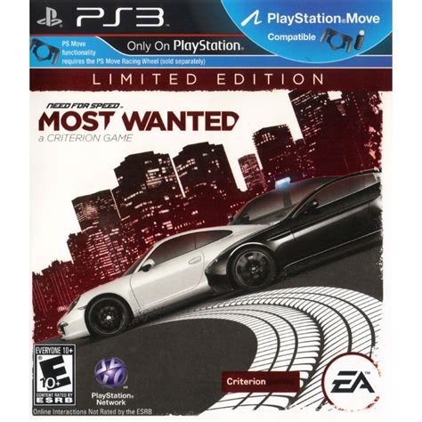 Need For Speed Most Wanted Limited Edition Playstation 3 Game