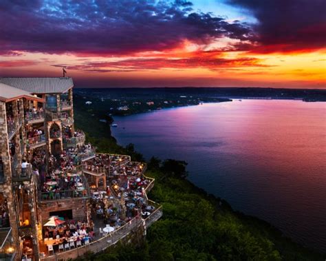 The multi level and multi room bar features a british pub, multiple stages for live music, courtyard, club room. THE OASIS ON LAKE TRAVIS, Austin - Menu, Prices ...