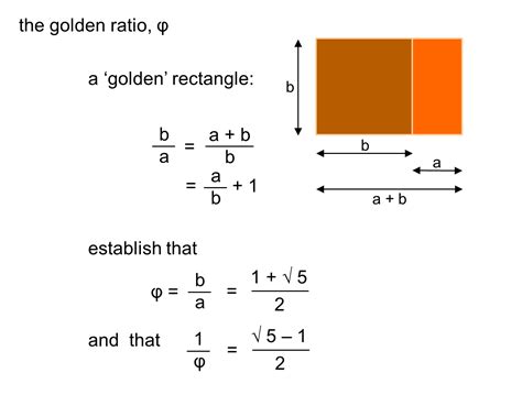 MEDIAN Don Steward mathematics teaching: golden ratio 1 ...