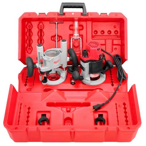 Milwaukee 2 14 Max Horsepower Evs Multi Base Router Kit With Plunge