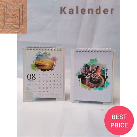 Jual Kalender 2022 Kalender Standing Kalender Meja 2022 Kalender Murah