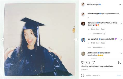 Olivia Rodrigo Finally Graduated From High School