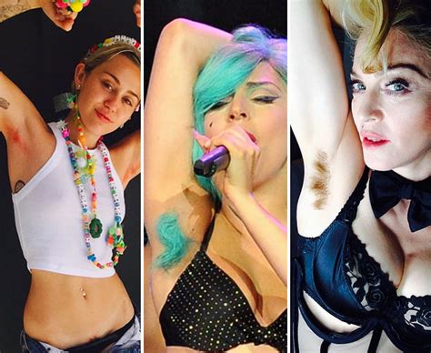 Long Hair Dont Care Celebs Show Off Their Hairy Armpits Daily Star