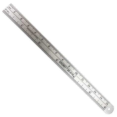 Millimeters On A Ruler Empire 18 In Stiff Ruler 27318 The Home
