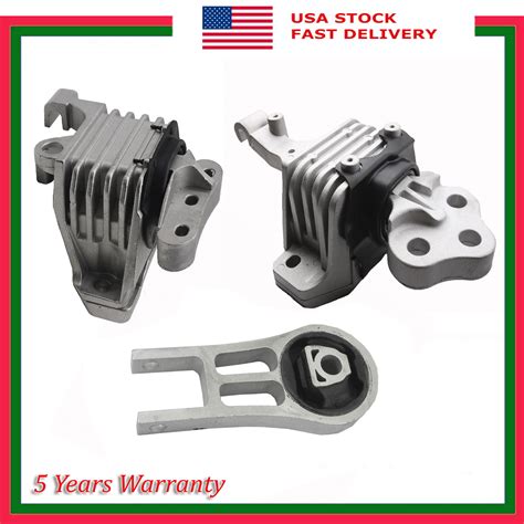 Set 3pcs Engine Motor And Trans Mount For Jeep Cherokee 24l 2014 2019 Ebay