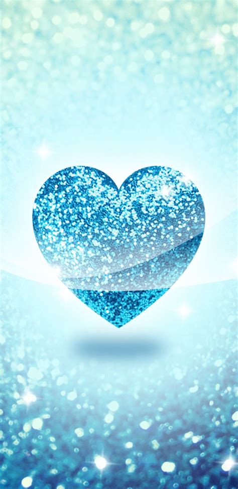 Blue Heart Wallpaper Heart Iphone Wallpaper Cute Wallpaper For Phone