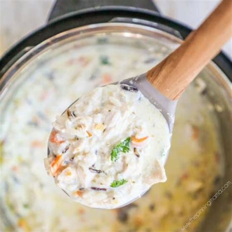The Best Creamy Chicken And Rice Soup • The Pinning Mama
