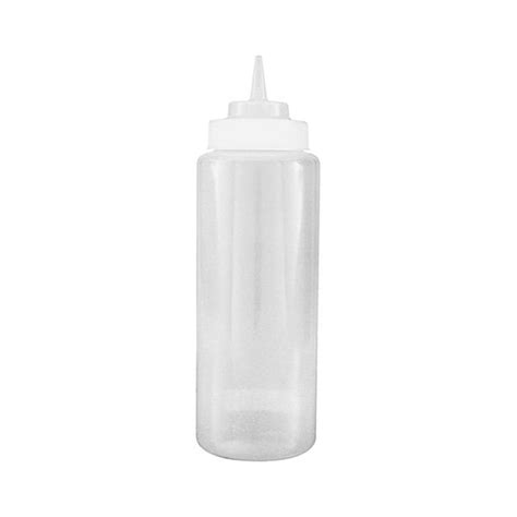 Erwins Hospitality Wide Mouth Squeeze Bottle Clear 10lt 12 Per Ctn