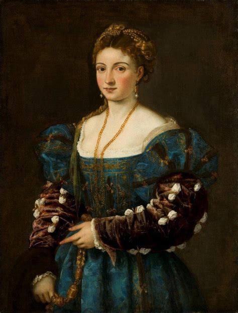 Titian Portrait Artwork Uffizi Gallery