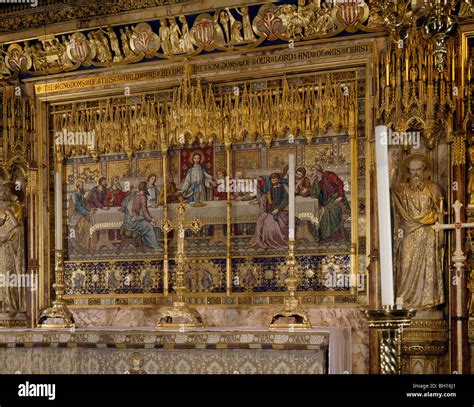 Reredos Westminster Abbey Stock Photo Alamy