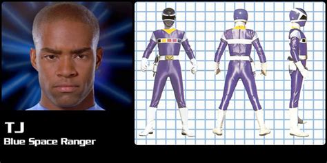 Theodore J Jarvis Johnson Blue Space Ranger Power Rangers Central