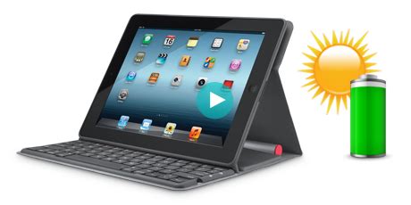 Solar Keyboard Folio - Logitech $129 | Ipad keyboard, Logitech, Ipad keyboard case