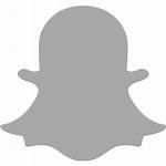 Snapchat Icon Gray Dark Icons Social Custom