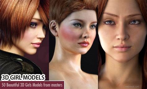 50 Beautiful 3d Girls And Cg Girl Models From Top 3d Designers In 2020