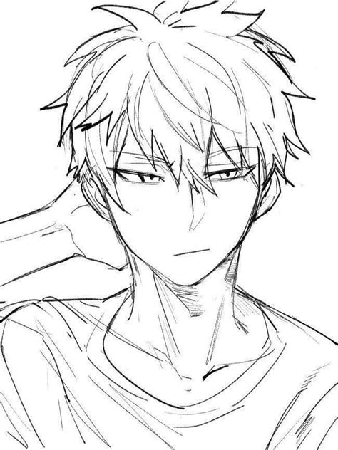 Drawing Anime Boy Anime Face Drawing Drawing Anime Bodies Boy Hair