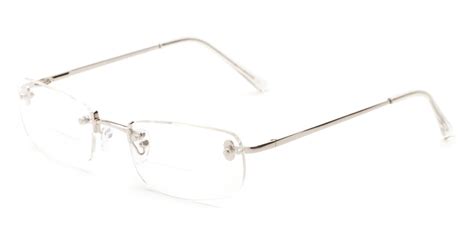 Classic Rimless Bifocal Reading Glasses ®