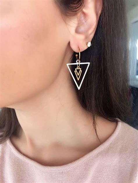 Earrings Triangles Earrings Christina Christi Handmade Products