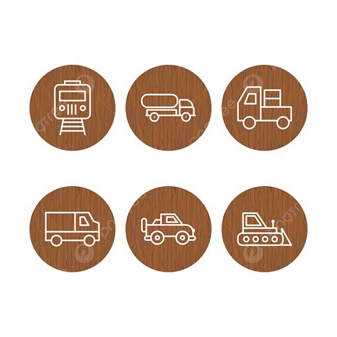 Commercial Use Vector Hd Images Icon Set Of Transport For Personal And