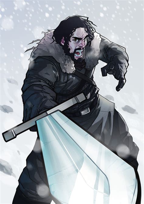 Awesome Game Of Thrones Fan Art Mother Of Dragons And Jon Snow