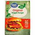 Great Value Original Veggie Burger, 10 oz, 4 Count - Walmart.com ...