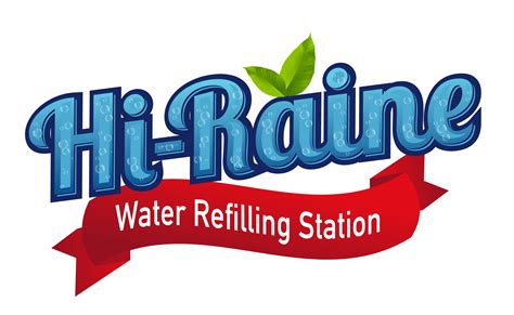 Hi Raine Water Refilling Station Water Logo Logos Logo