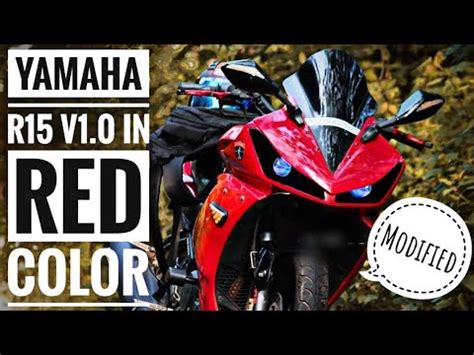 New model yamaha r15 2011 launched @ rs. Yamaha R15 V1.0 In Red Colour | Modified R15 - YouTube