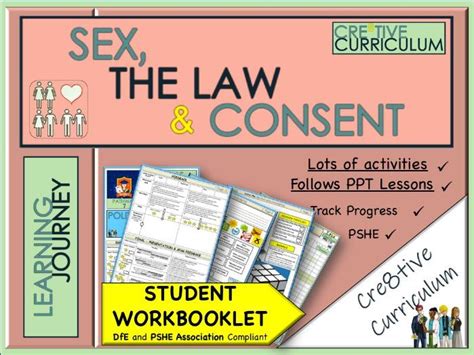 Sex Consent Law Pshe Unit Teaching Resources