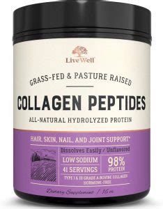 I love knowing that i am getting 20g of collagen and 1.5 billion cfu probiotics in one serving! Live Well Collagen Peptides Reviews - Get the Best ...