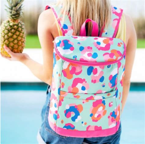 Personalized Backpack Cooler Choose Pattern Preppy Monogrammed Ts