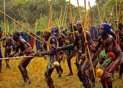 Donga Stick Fighting Of The Surma Tribe Ethiopia A Sport And Ritual
