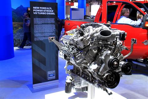 Ford 67l Power Stroke V8 Turbo Diesel Engine At The 2014 Flickr