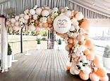 Beautiful Wedding Decor - By Bubblegum Balloons | Wedding balloon ...