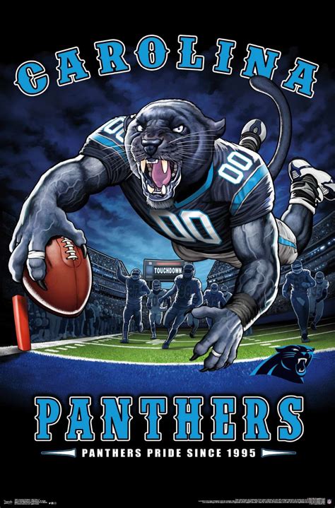 Nfl Carolina Panthers End Zone 17 Poster Nfl Carolina Panthers